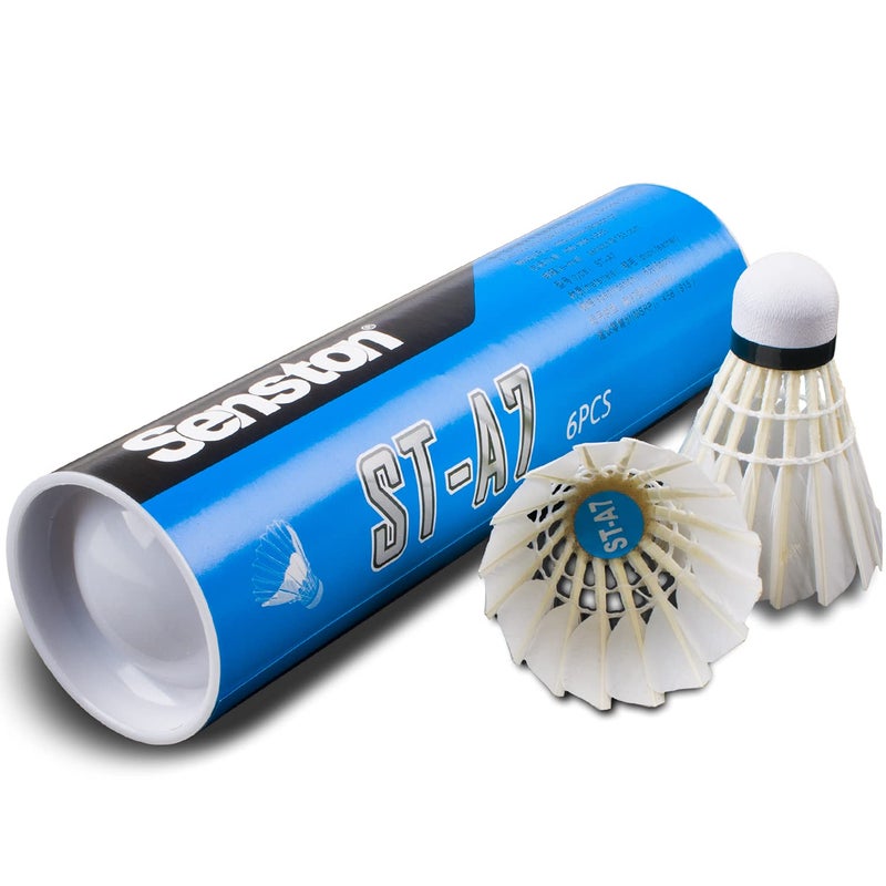 Senston Badminton Shuttlecocks 6 Pack Sports Birdies Shuttlecock 6PCS for Outdoor Indoor Sports Activities - Image 1